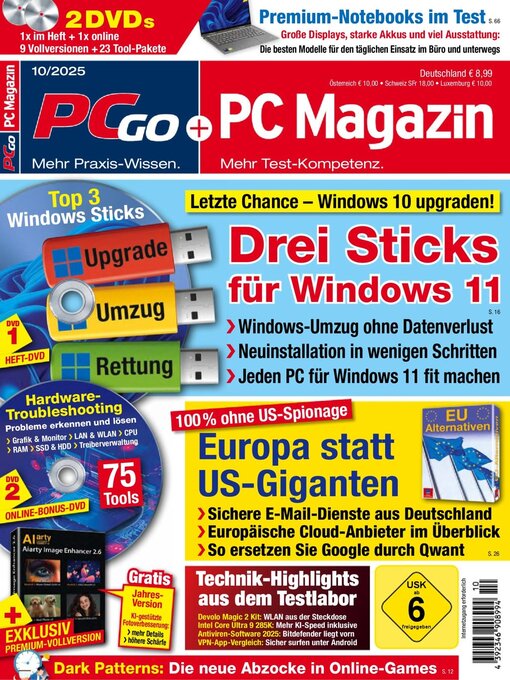 Title details for PC Magazin/PCgo by Weka Media Publishing GmbH - Available